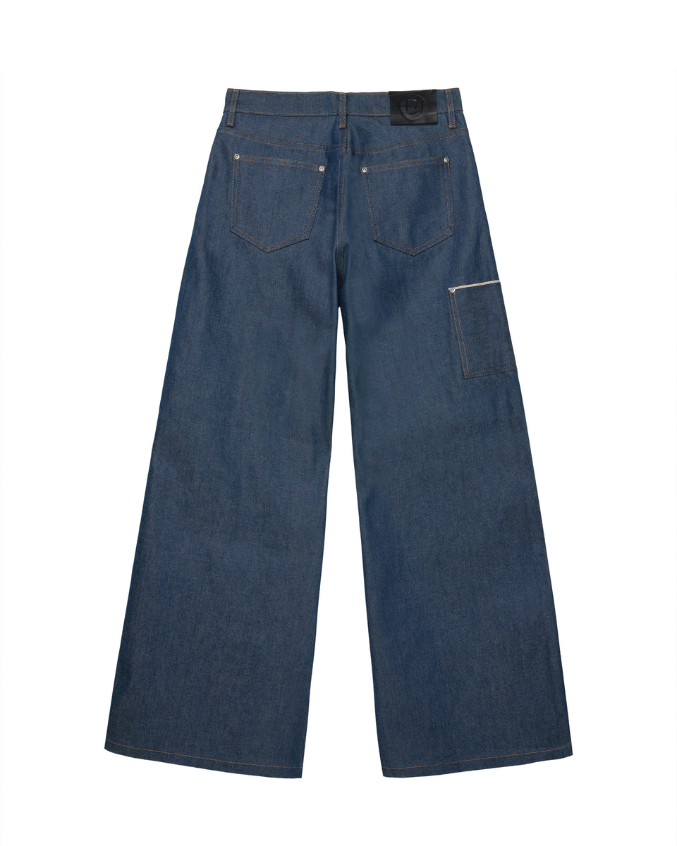 Indigo Selvedge Baggy Denim – DISCONT'D