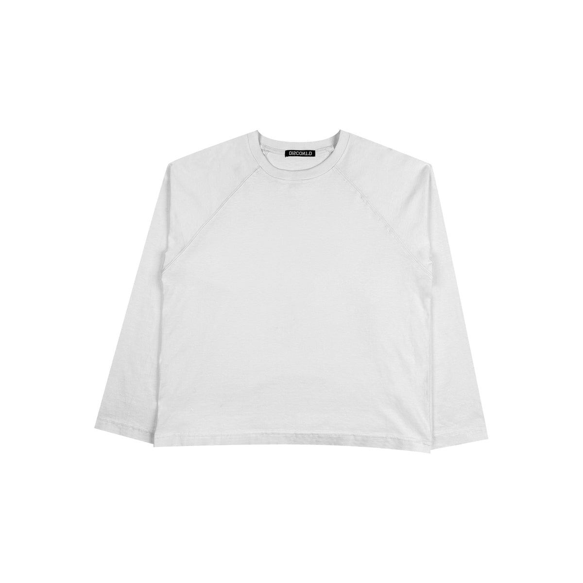 White L/S Raglan Tee – DISCONT'D