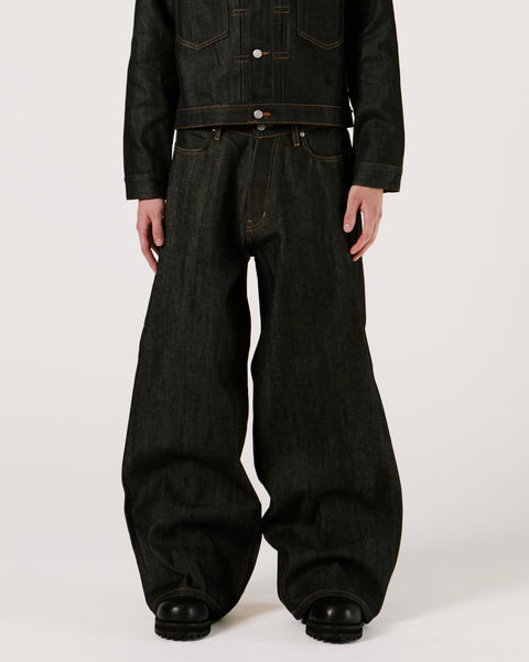 Black Selvedge Baggy