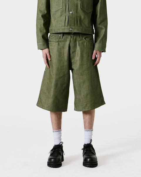 Green Selvedge Jort