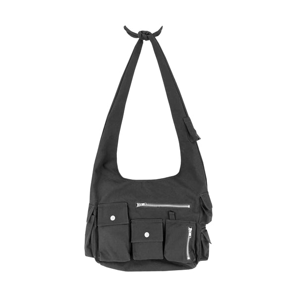 Grey Cargo Knot Bag
