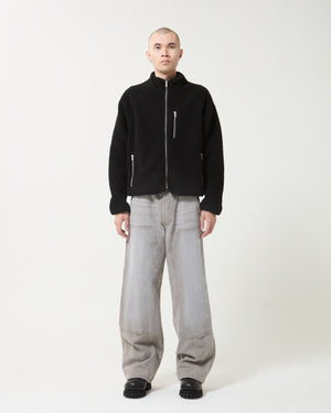 Bleach Denim Double Knee