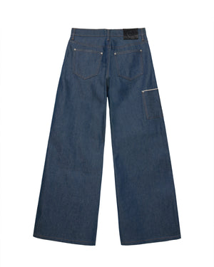 Indigo Selvedge Baggy Denim – DISCONT'D