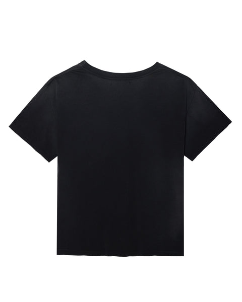Black Boxy Tee