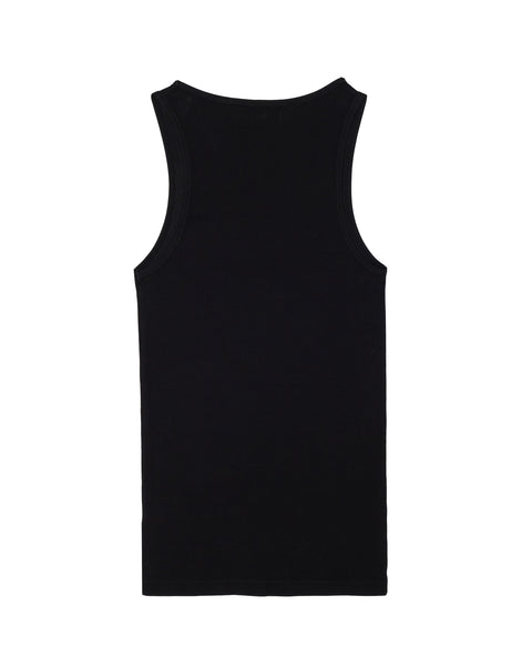 Black Ribbed Tank