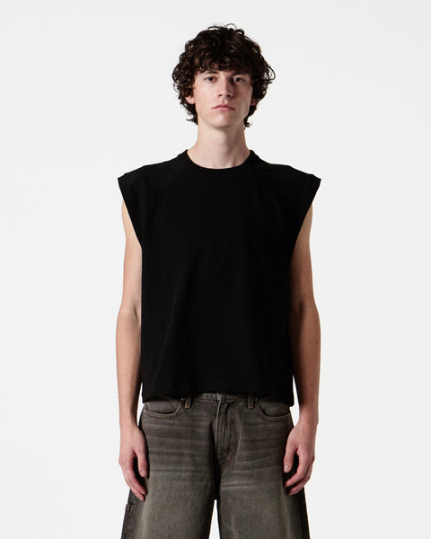 Black Raglan Tank