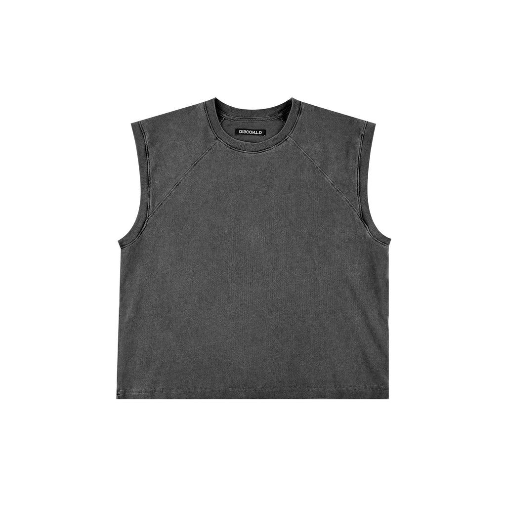 Charcoal Raglan Tank
