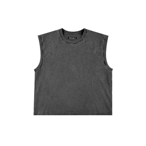 Charcoal Raglan Tank