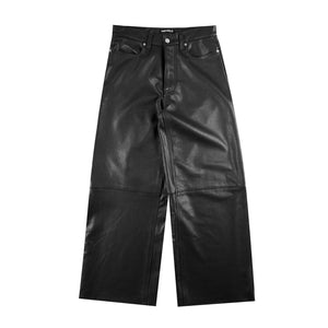black baggy dress pants men ASOS DESIGN loose fit dress pants in black
