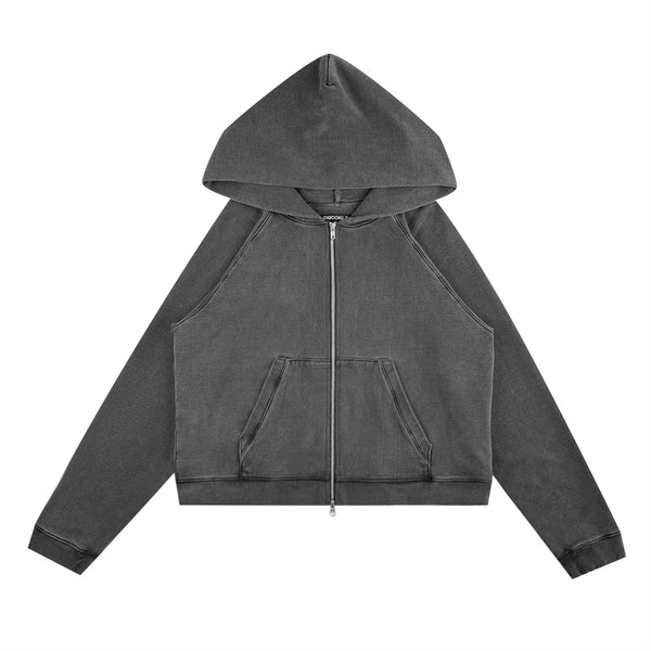 Charcoal Raglan Zipup – DISCONT'D