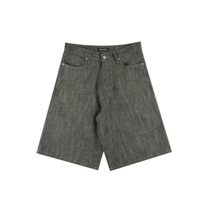 Olive Selvedge Baggy Jort