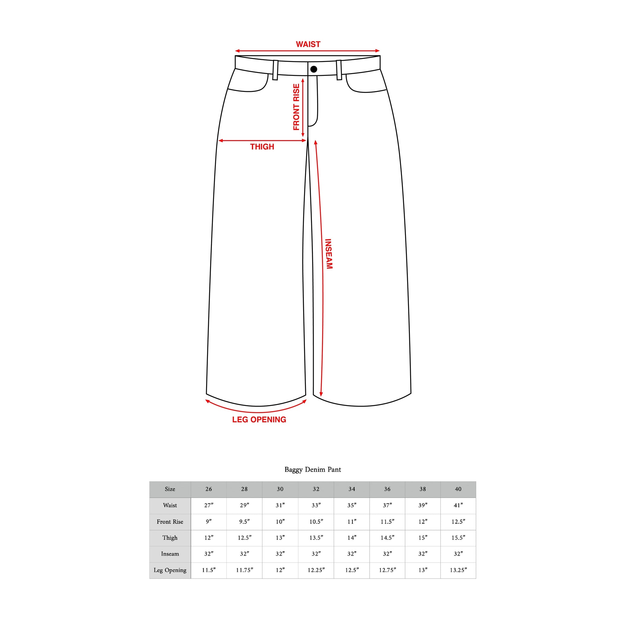 Ash Baggy Denim