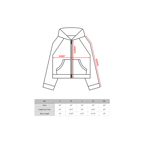 Heather Raglan Zip