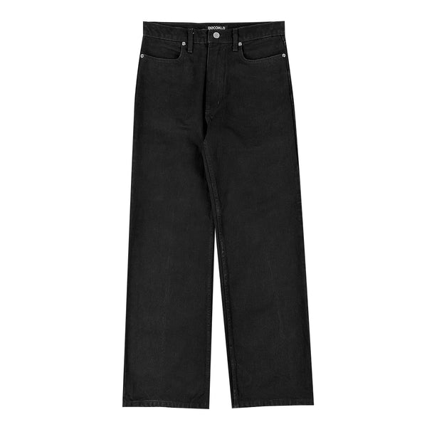 ★codegraphy★ Wide fit scratch denim pants black CBESUDP051 image_93363257-6eec-4f4d-905e-